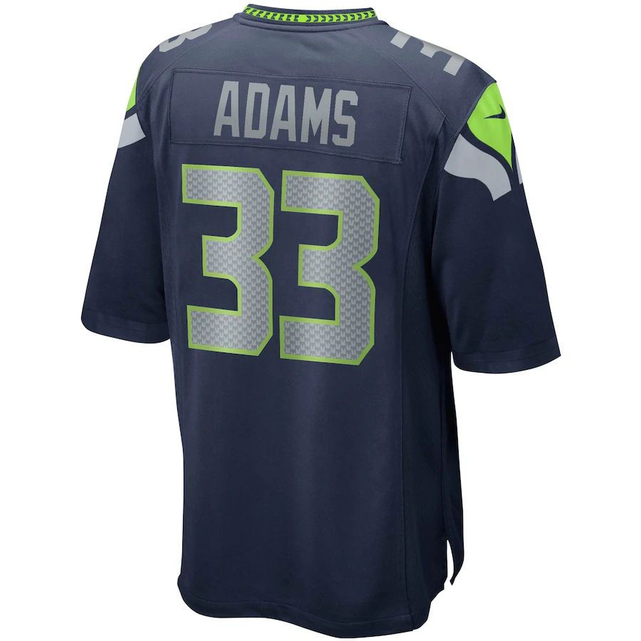 S.Seahawks #33 Jamal Adams College Navy Game Jersey Stitched American Football J