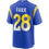 Thumbnail: LA.Rams #28 Marshall Faulk Royal Game Retired Player Jersey Stitched American Fo