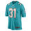 Thumbnail: Men's Nike Raheem Mostert Aqua Miami Dolphins Game Jersey