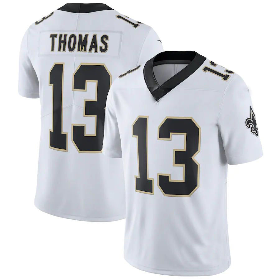 NO.Saints #13 Michael Thomas White Vapor Untouchable Limited Player Jersey Stitc