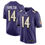 Thumbnail: Men's Nike Kyle Hamilton Purple Baltimore Ravens Player Game Jersey