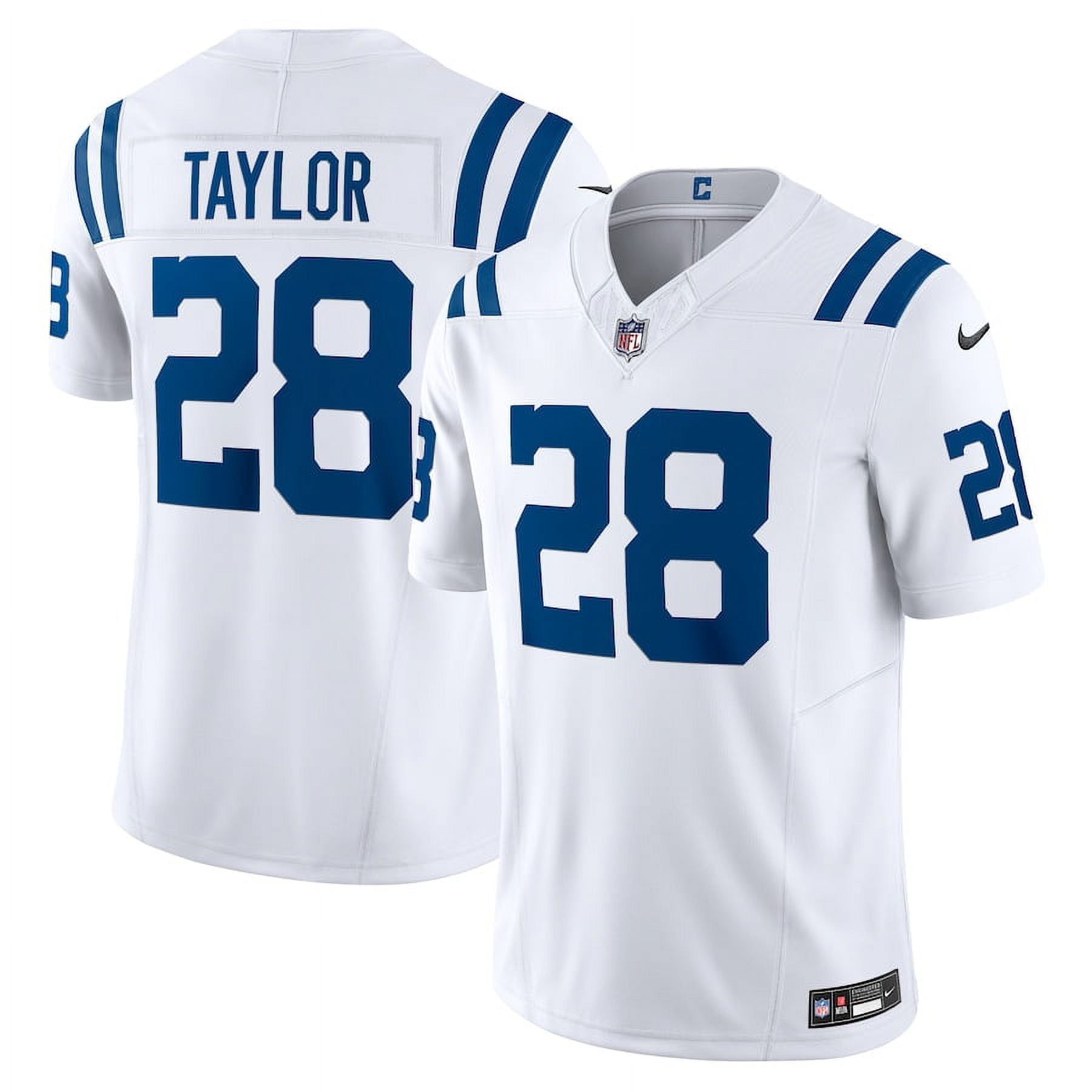 Men's Indianapolis_Colts Jonathan Taylor White Vapor F.U.S.E. Limited Jersey