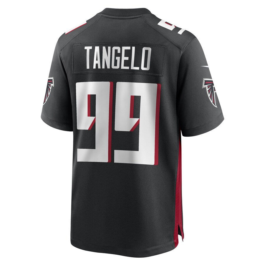 A.Falcons #99 Derrick Tangelo Black Game Player Jersey Stitched American Footba