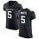 Thumbnail: NY.Jets #5 Mike White Vapor Untouchable Elite Jersey Stealth Black Stitched Amer