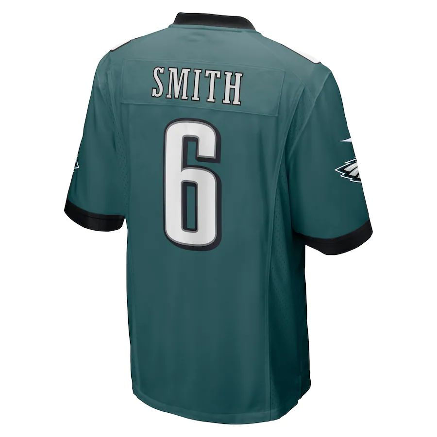 P.Eagles #6 DeVonta Smith Midnight Green Player Game Jersey Stitched American Fo