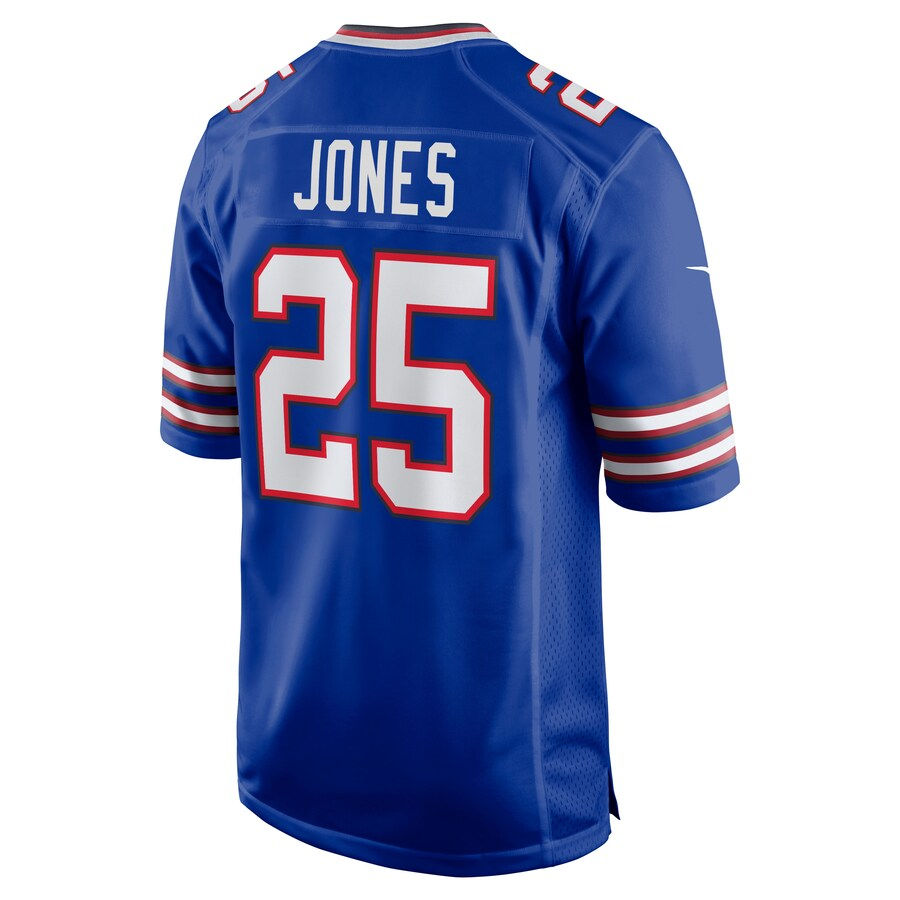 B.Bills #25 Taiwan Jones Royal Game Player Jersey American Stitched Football Jer