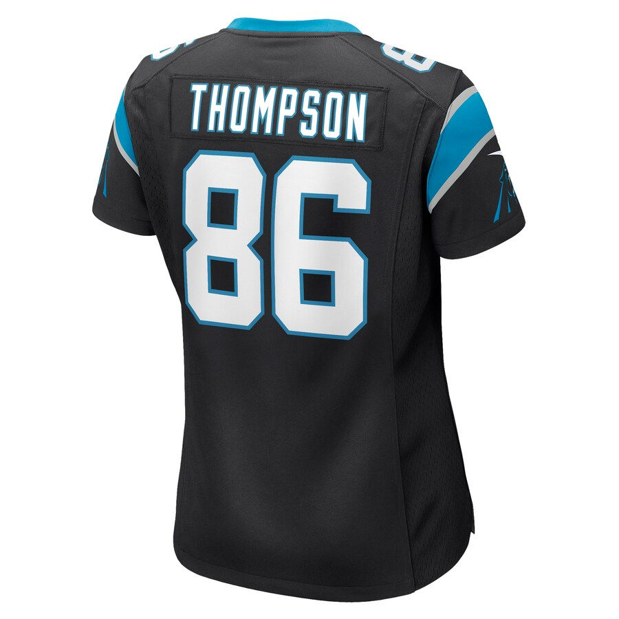 C.Panthers #86 Colin Thompson Black Game Jersey Stitched American Football Jerse