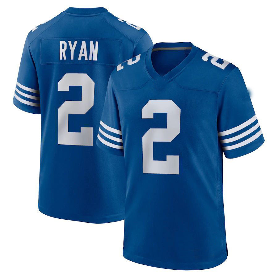 IN.Colts #2 Matt Ryan Royal Alternate Game Jersey Stitched American Football Jer