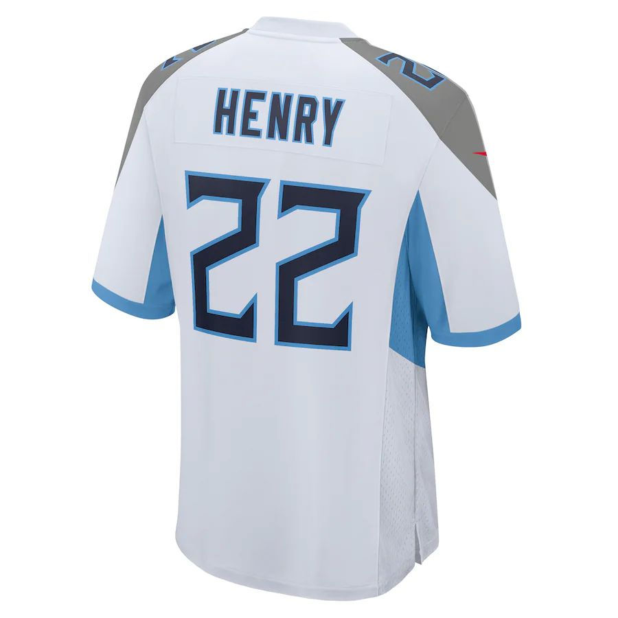 T.Titans #22 Derrick Henry White Player Game Jersey Stitched American Football J