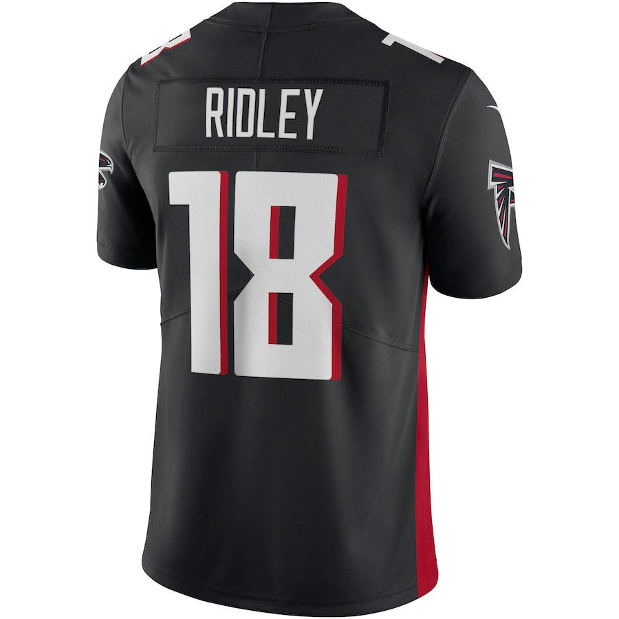A.Falcons #18 Calvin Ridley Black Vapor Limited Jersey Stitched American Footbal