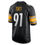 Thumbnail: P.Steelers #91 Stephon Tuitt Black Game Team Jersey Stitched American Football J