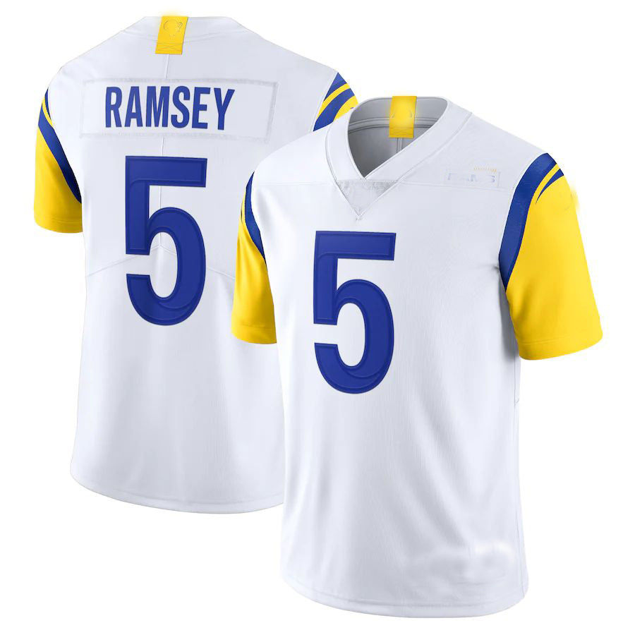 LA.Rams #5 Jalen Ramsey White Alternate Vapor Limited Jersey Stitched American F