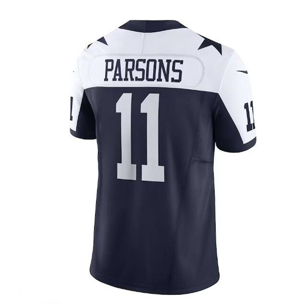 D.Cowboys #11 Micah Parsons Alternate Vapor Limited Jersey - Navy Stitched Ameri