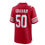Thumbnail: SF.49ers #50 Jalen Graham Team Game Jersey - Scarlet Stitched American Football 