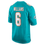 Thumbnail: M.Dolphins #6 Trill Williams Aqua Game Player Jersey Stitched American Football 
