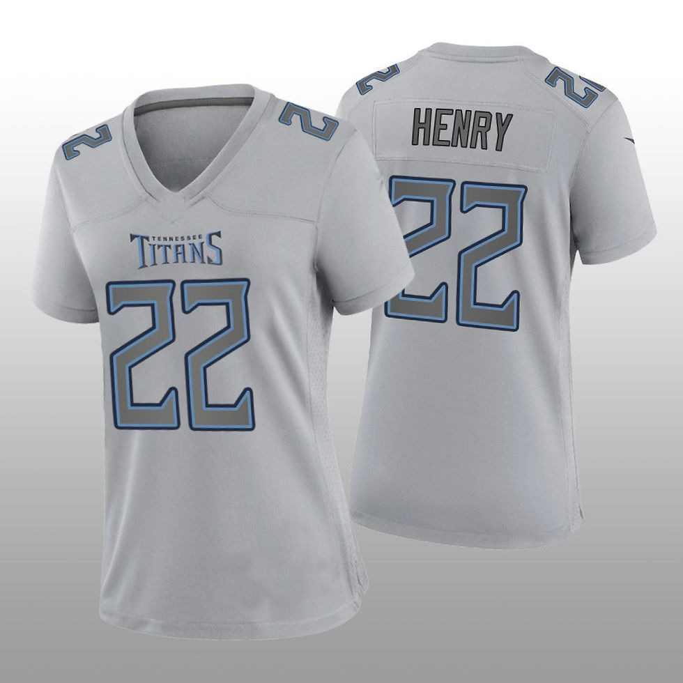 T.Titans #22 Derrick Henry Gray Atmosphere Game Women's Jersey Stitched American