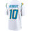 Thumbnail: Men's Los_Angeles_Chargers Justin Herbert White Game Jersey