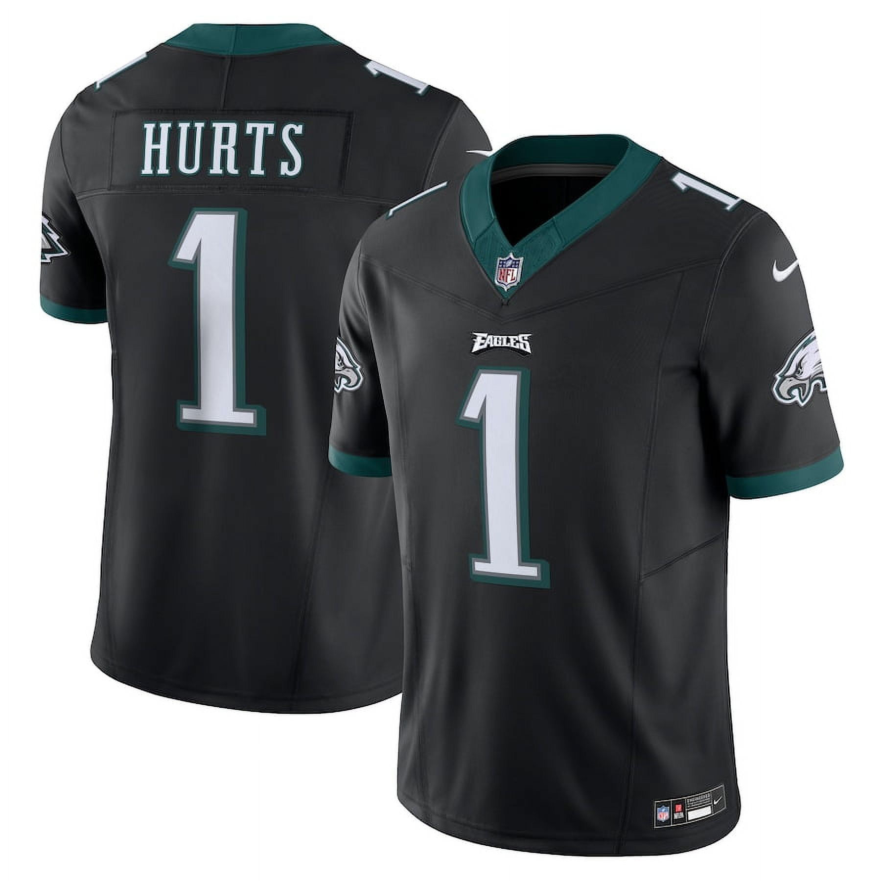 Men's Philadelphia_Eagles Jalen Hurts Black Vapor F.U.S.E. Limited Jersey