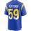 Thumbnail: LA.Rams #59 London Fletcher Royal Game Retired Player Jersey Stitched American F