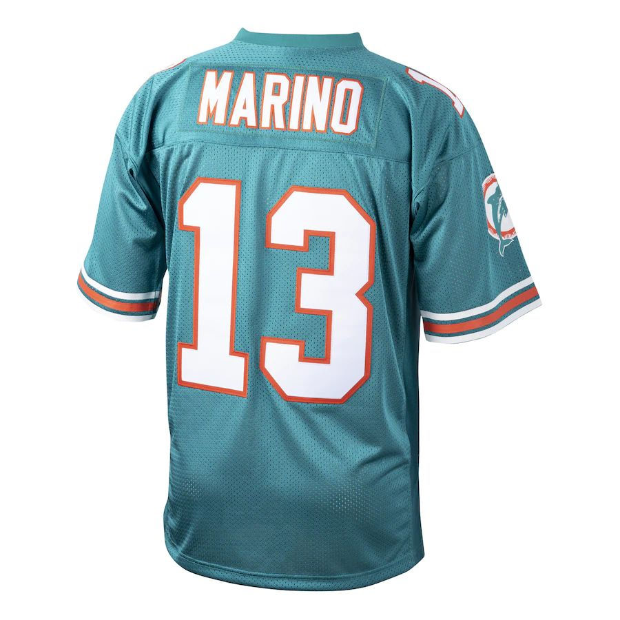 M.Dolphins #13 Dan Marino Mitchell & Ness Aqua 1994 Authentic Throwback Retired