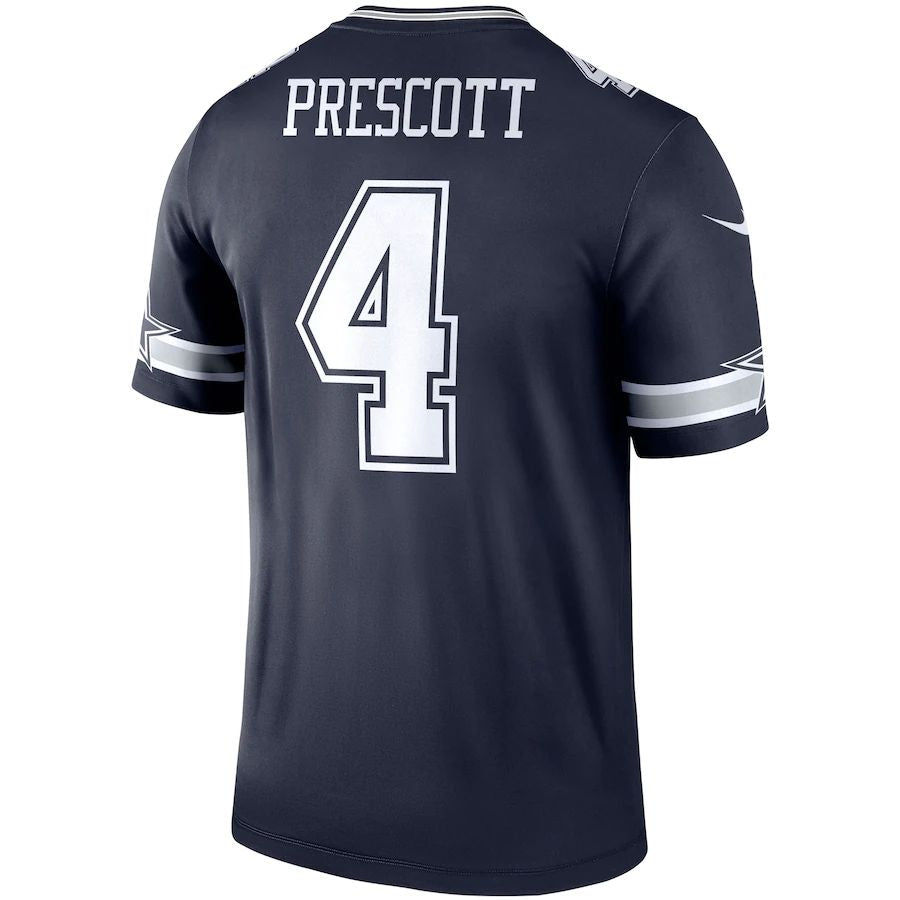 D.Cowboys #4 Dak Prescott Navy Legend Player Jersey Stitched American Football J