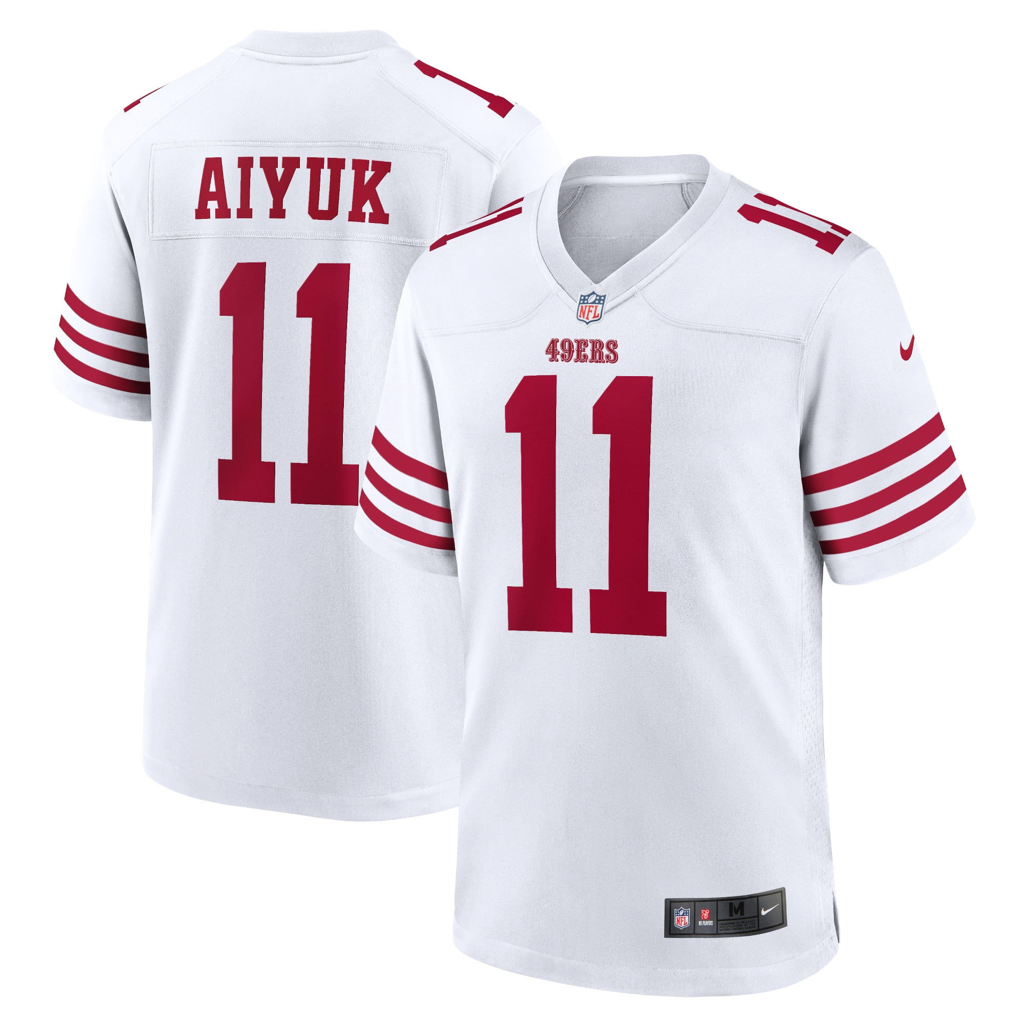 Men's Nike Brandon Aiyuk White San Francisco 49ers Player Game Jersey