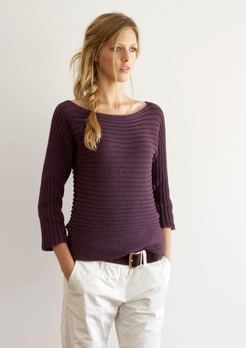 063 Sideways Ribbed Top - digital download | josharpyarn