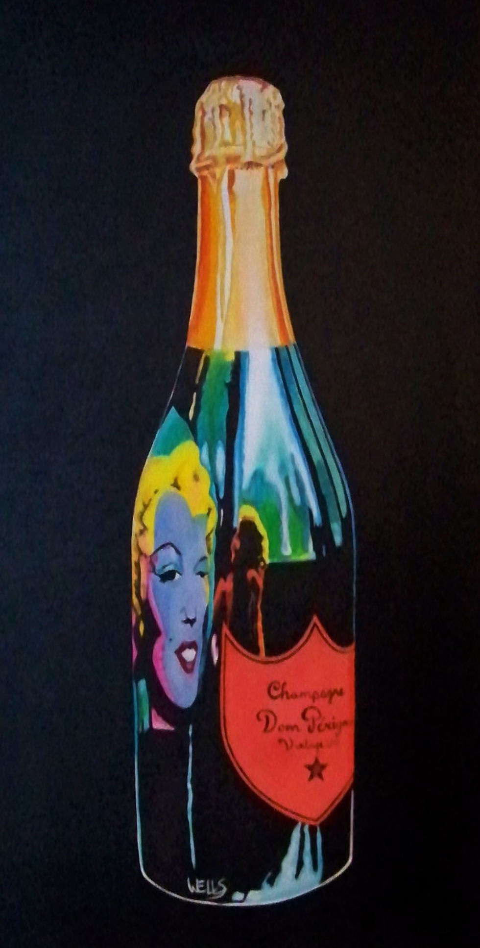Andy Warhol| Pop art Bottle| Stacey Wells