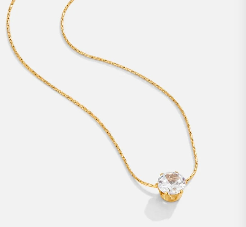Solitaire Pendant Necklace