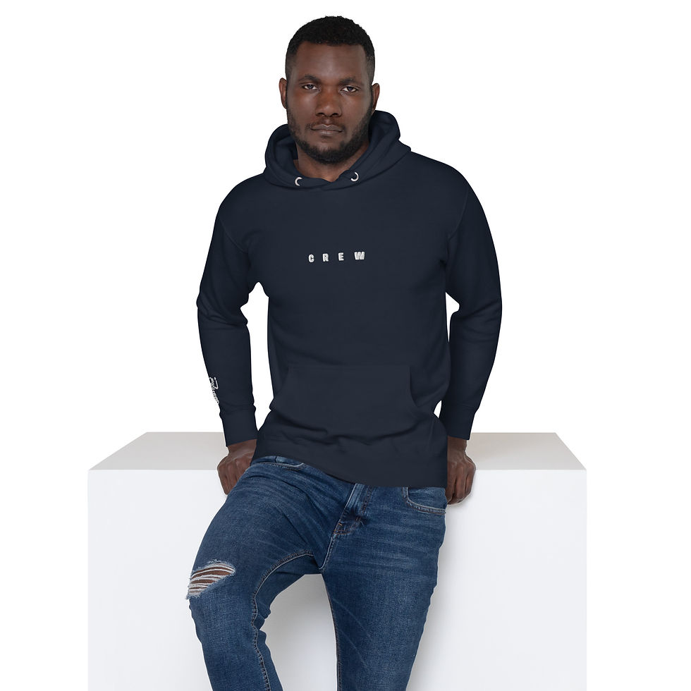 Thumbnail: Embroidered "CREW" hoodie