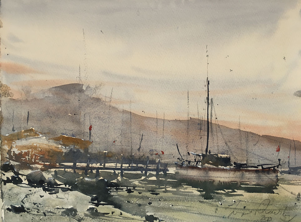 Турция, п-в Датча, вечер в Селеми  / Selimiye's eavning, Datca, Turkey