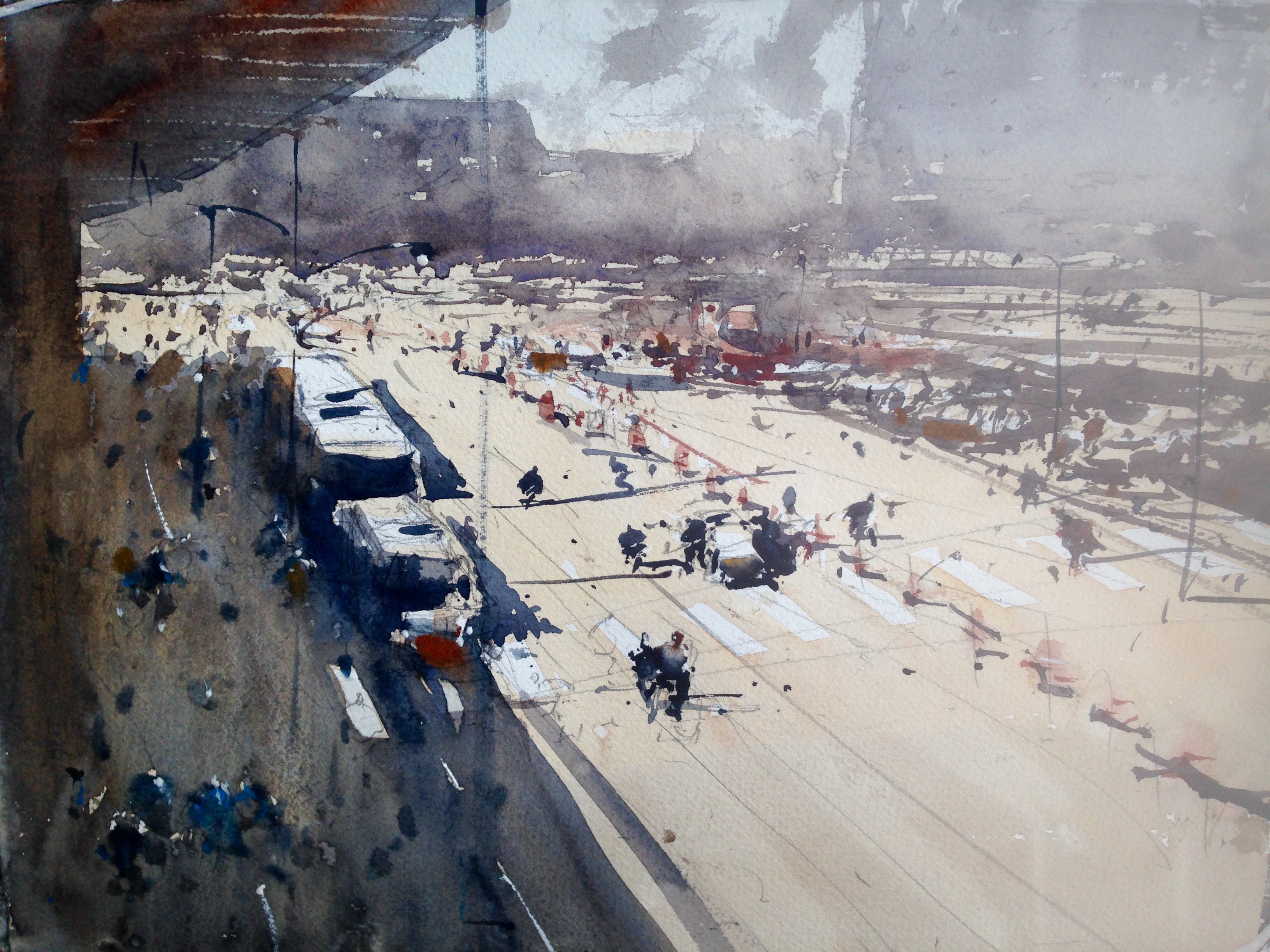 Курский вокзал в Москве / Railway st