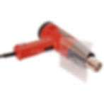 Red heat gun sealing plastic bag