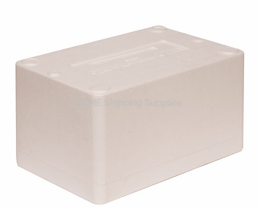 White Styrofoam Cooler Container for shipping