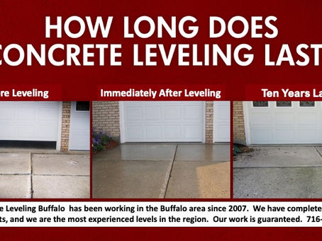 It's amazing how long concrete leveling lasts!