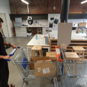 Bodystorming checkout zones in retail