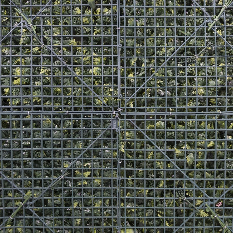 Thumbnail: ARTIFICIAL WALL PANEL FERN WITH FICUS "FLORIS" 100X100 CM
