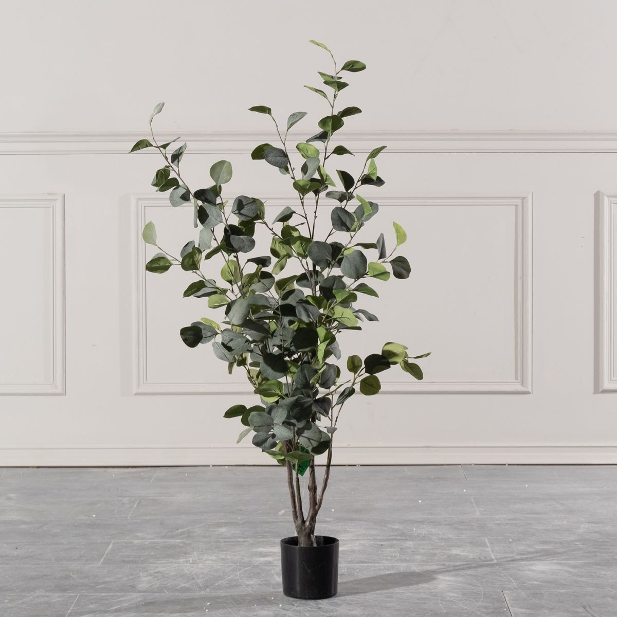 ARTIFICIAL EUKALYPTUS TREE "GLOBULOUS" GREEN 55X55X120 CM