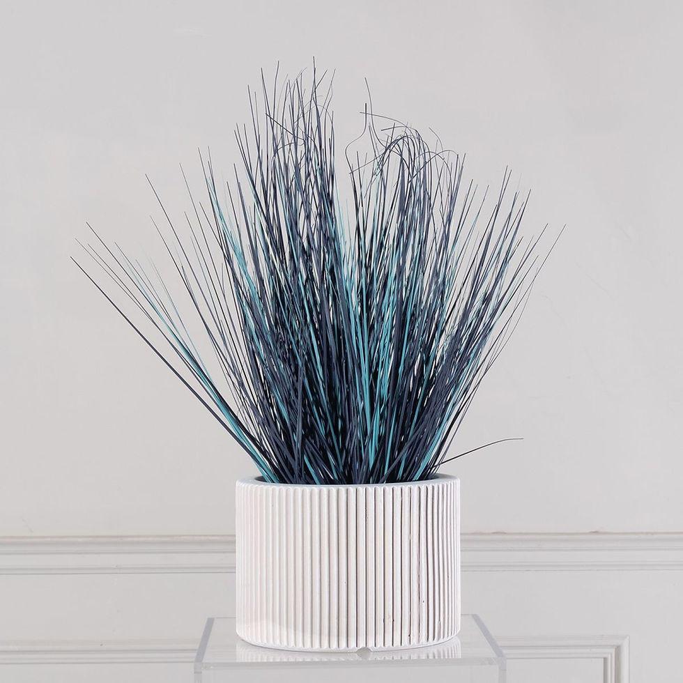 Thumbnail: ARTIFICIAL GRASS PLANT "PRAIRIE" GREEN 65 CM