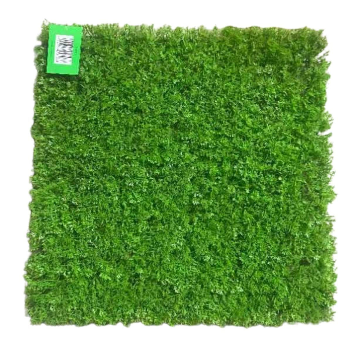 ARTIFICIAL WALL PANEL FERN LIGHT GREEN 50X50 CM