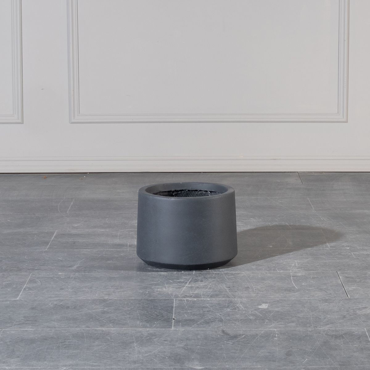 FIBERCLAY PLANTER ETERNAL BLACK M 31X31X22CM