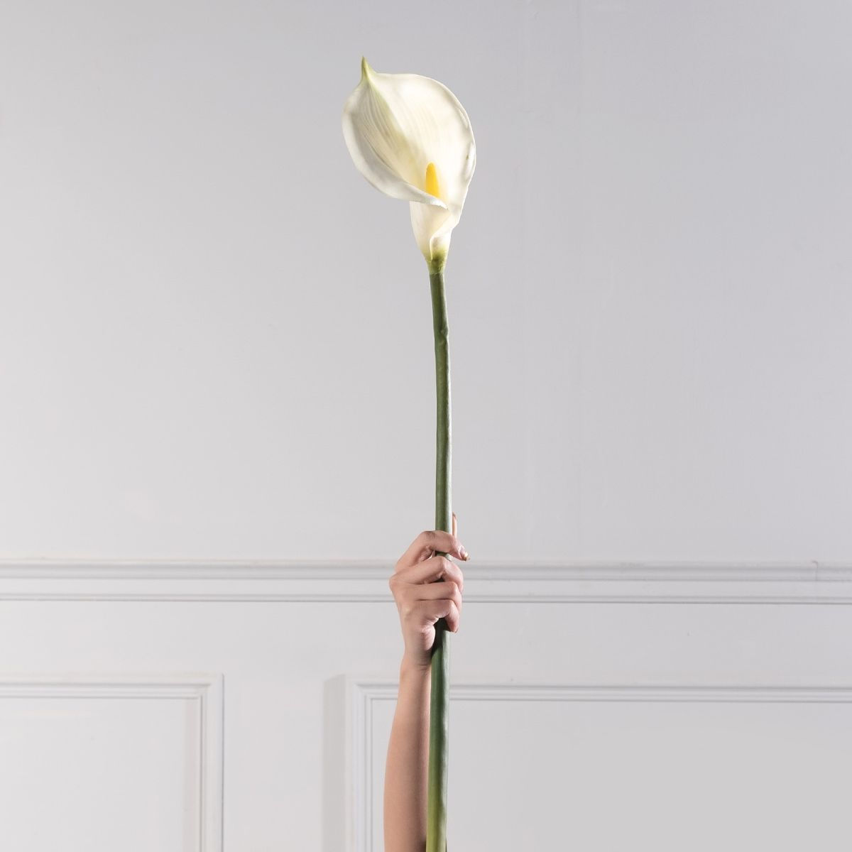 ARTIFICIAL SPRAY CALLA WHITE 76 CM