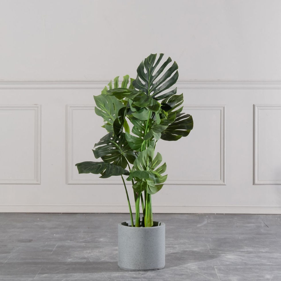 Thumbnail: ARTIFICIAL MONSTERA TREE "LUSH" GREEN 115 CM