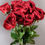 Thumbnail: ARTIFICIAL SPRAY ROSE RED 47 CM
