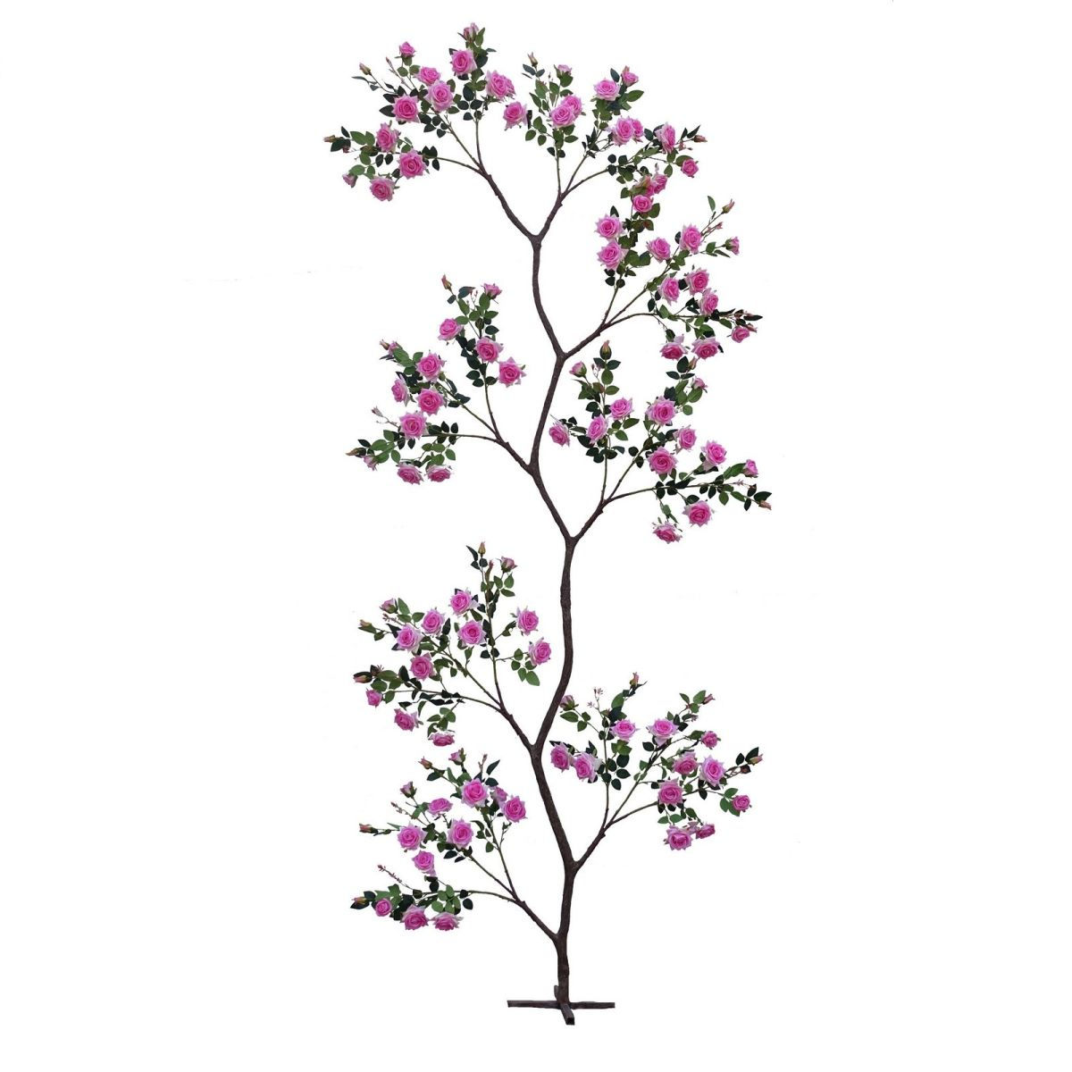ARTIFICIAL ROSES TREE PINK 350 CM