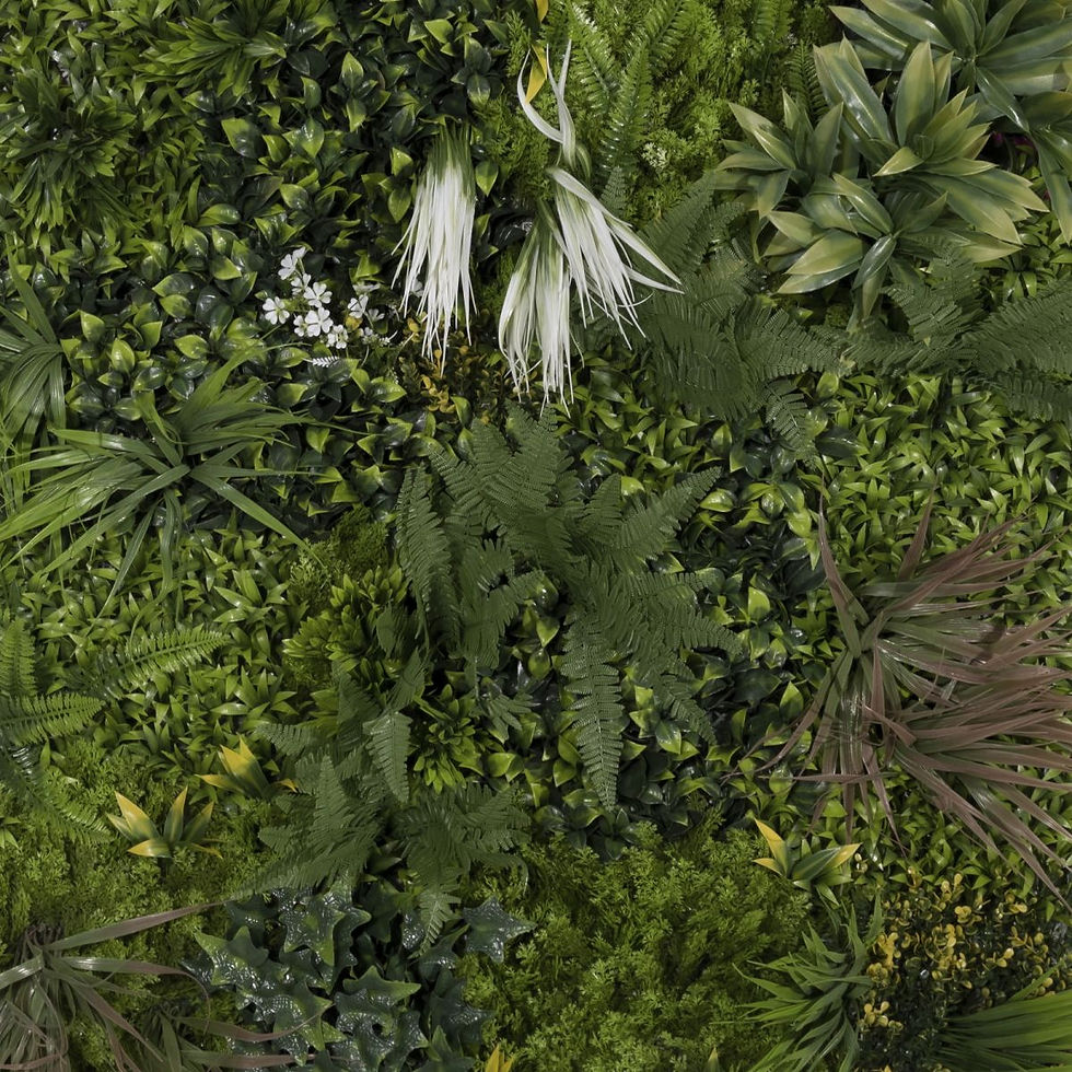 Thumbnail: ARTIFICIAL WALL PANEL FICUS WITH FERN "FLUX" 100X100 CM