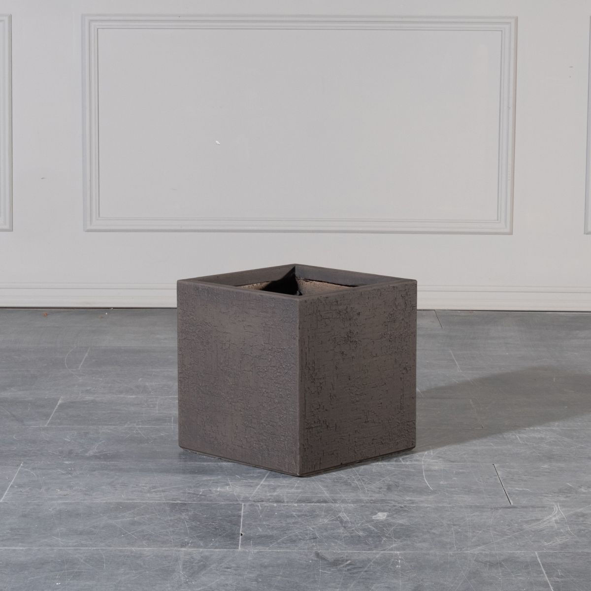 FIBERCLAY PLANTER GOLDEN BROWN M 33X33X33CM