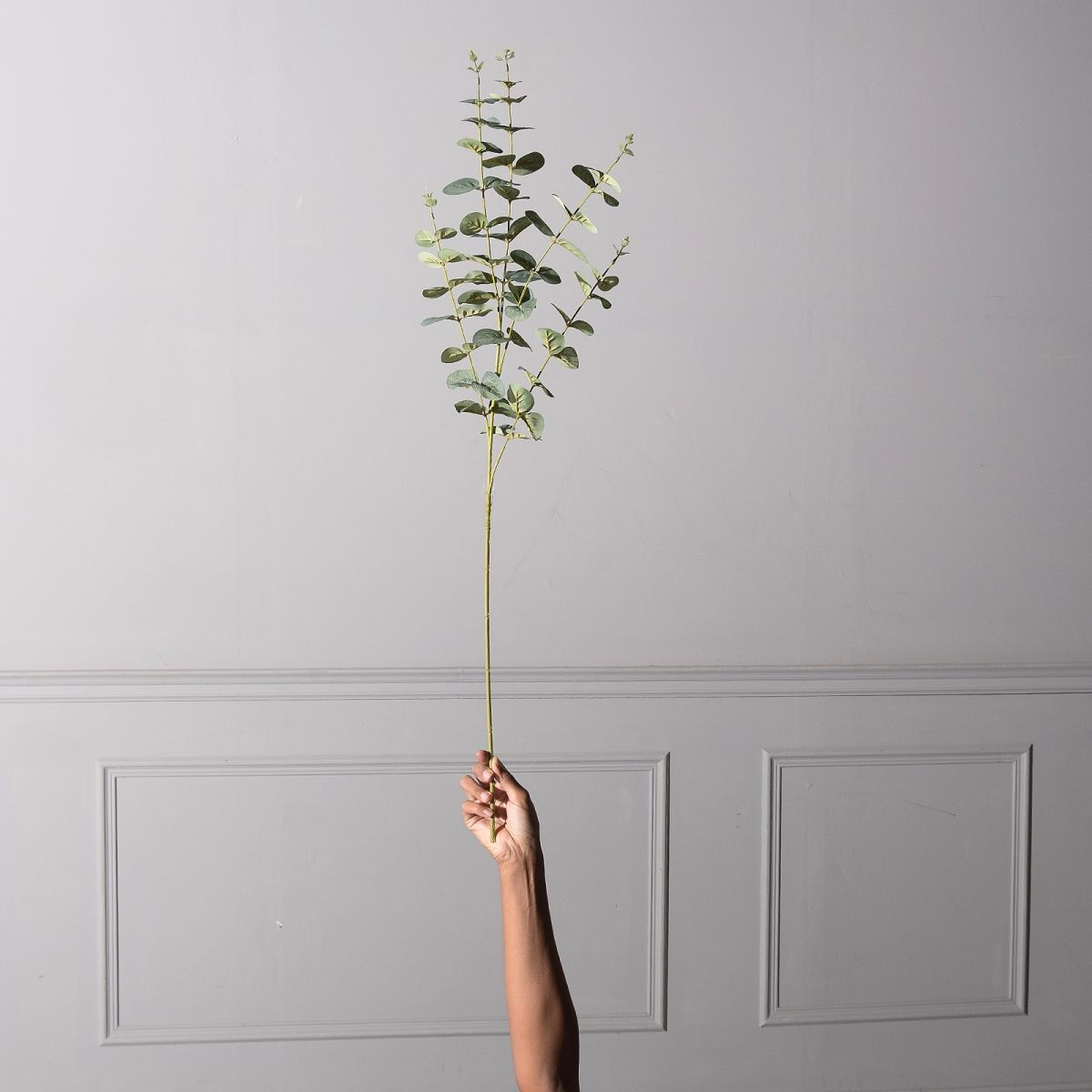 ARTIFICIAL EUCALYPTUS BRANCH CINERA X5 GREEN 90 CM