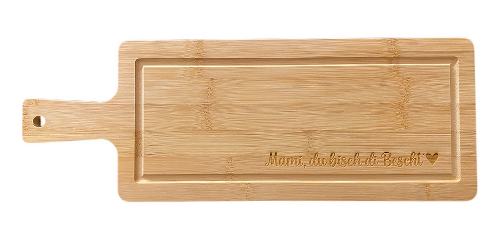 Schneidebrett mit deinem Wunschtext