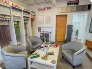 A wide shot showing part of the Bathgate showroom